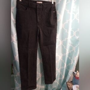 Lee Women's Dark Black Straight Leg Jeans